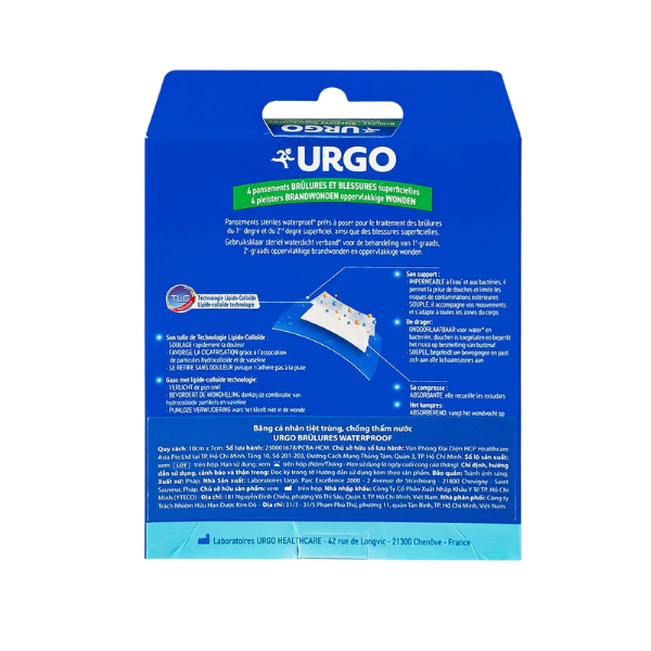 Băng cá nhân Urgo không thâm nước