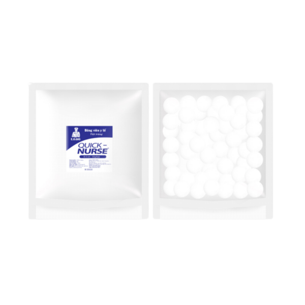 Bông viên y tế Quick Nurse 2cm 50gr