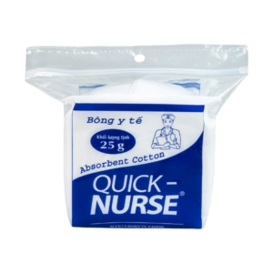 Bông cuộn y tế Quick-Nurse 100% cotton mềm mại, thấm hút tốt