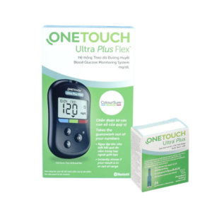 Combo Máy đo đường huyết OneTouch Ultra Plus Flex + Hộp 25 Que