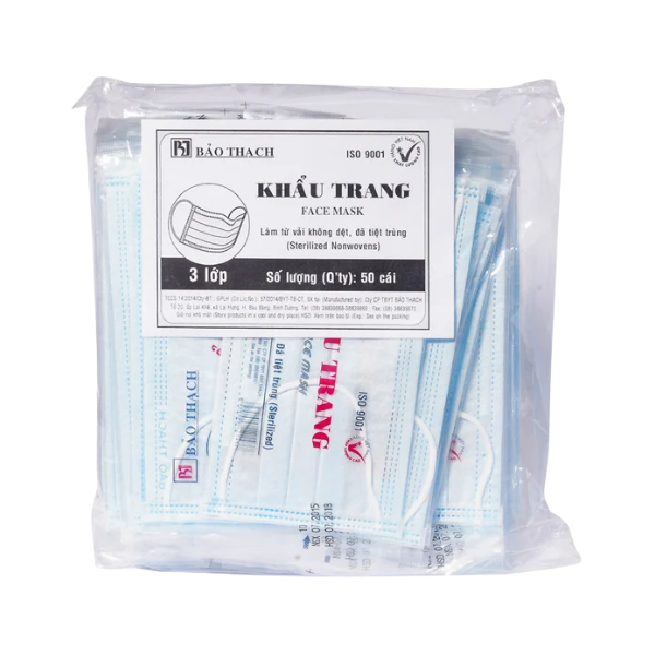 khẩu trang y tế tiệt trung 3 lớp Bảo Thạch
