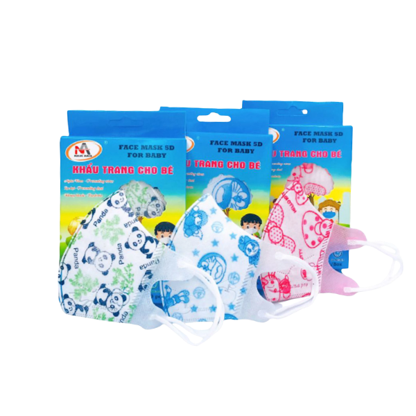 Khẩu trang y tế trẻ em 5D Famapro quai chun