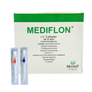 Kim luồn tĩnh mạch Mediflon Medikit có cánh và cổng ống tiêm thuốc