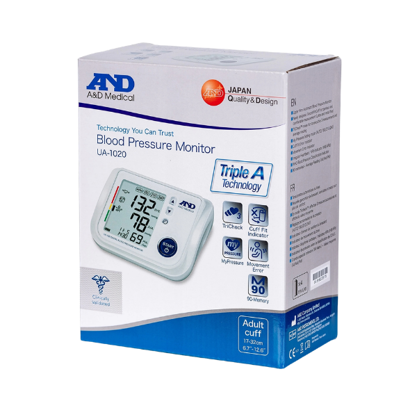 Máy đo huyết áp điện tử bắp tay AND UA-1020