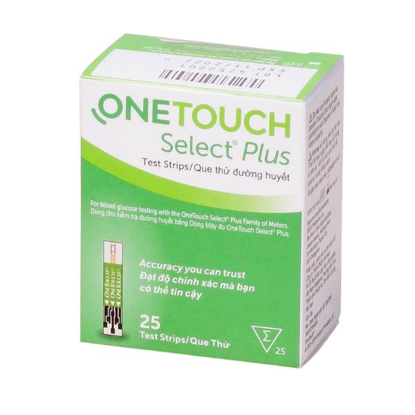 Que thử đường huyết Onetouch Select Plus