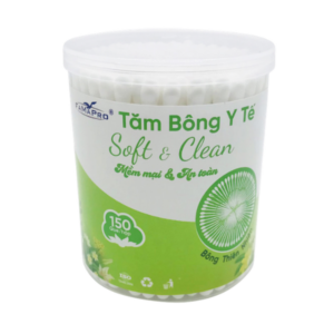 Tăm bông y tế thân giấy Famapro hộp 150 que