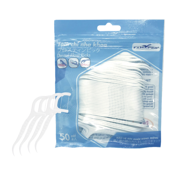 tăm chỉ nha khoa Famapro 50 Cai