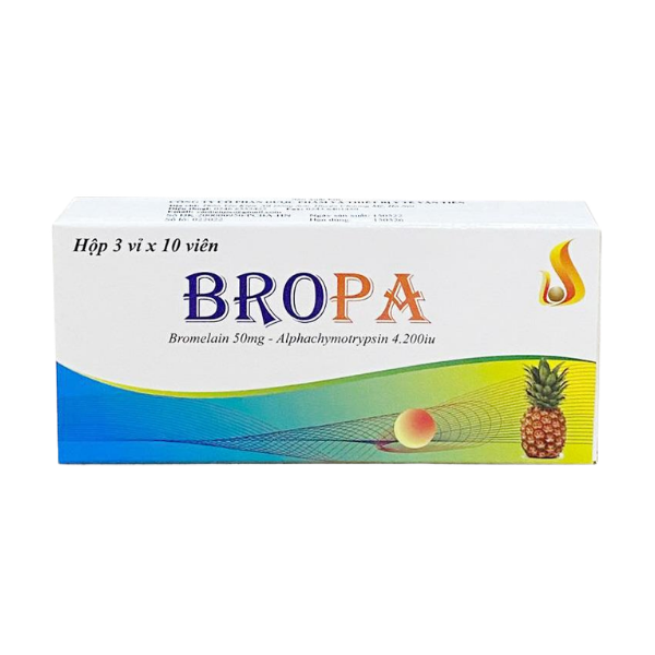 viên ngậm Bropa 500mg